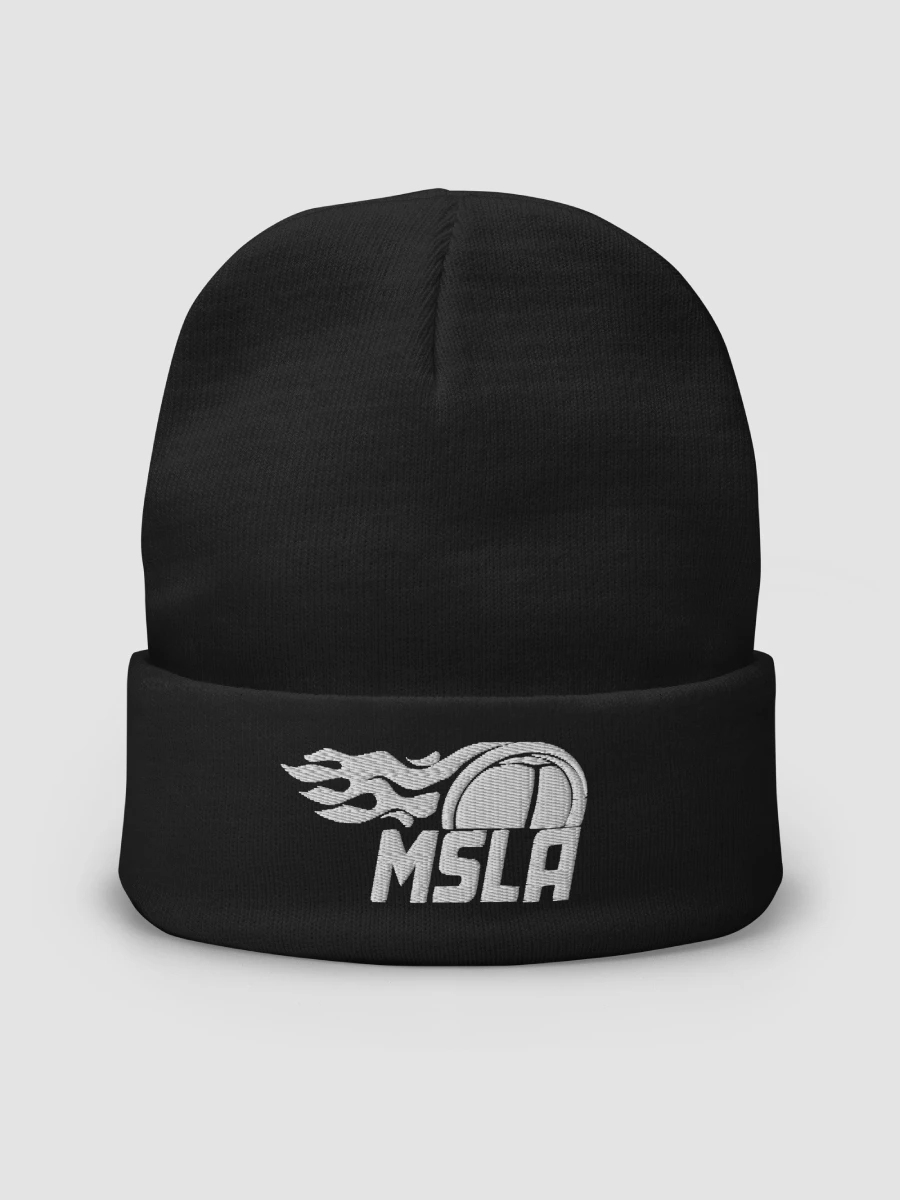 MSLA Logo Beanie - White Logo product image (1)