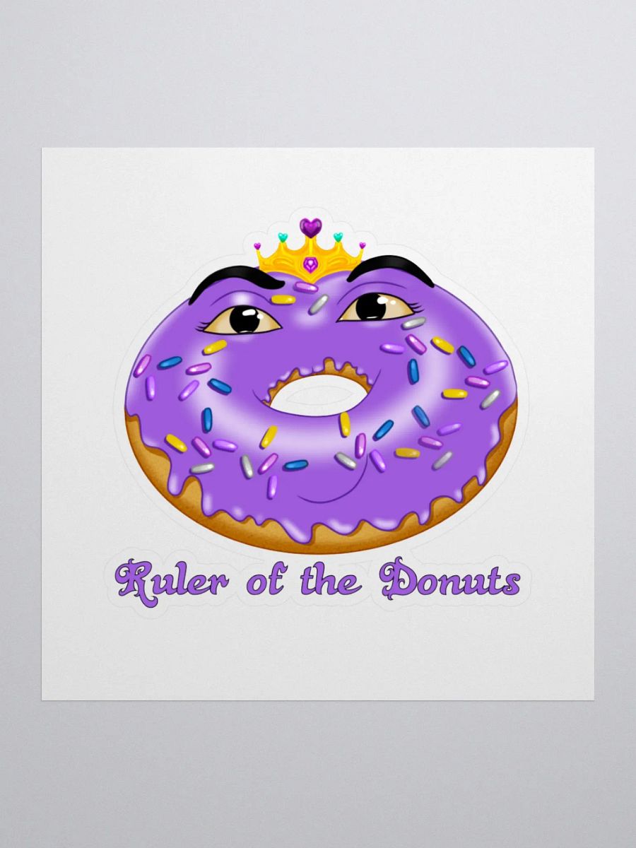 Ruler of the Donuts KissCut Sticker product image (1)