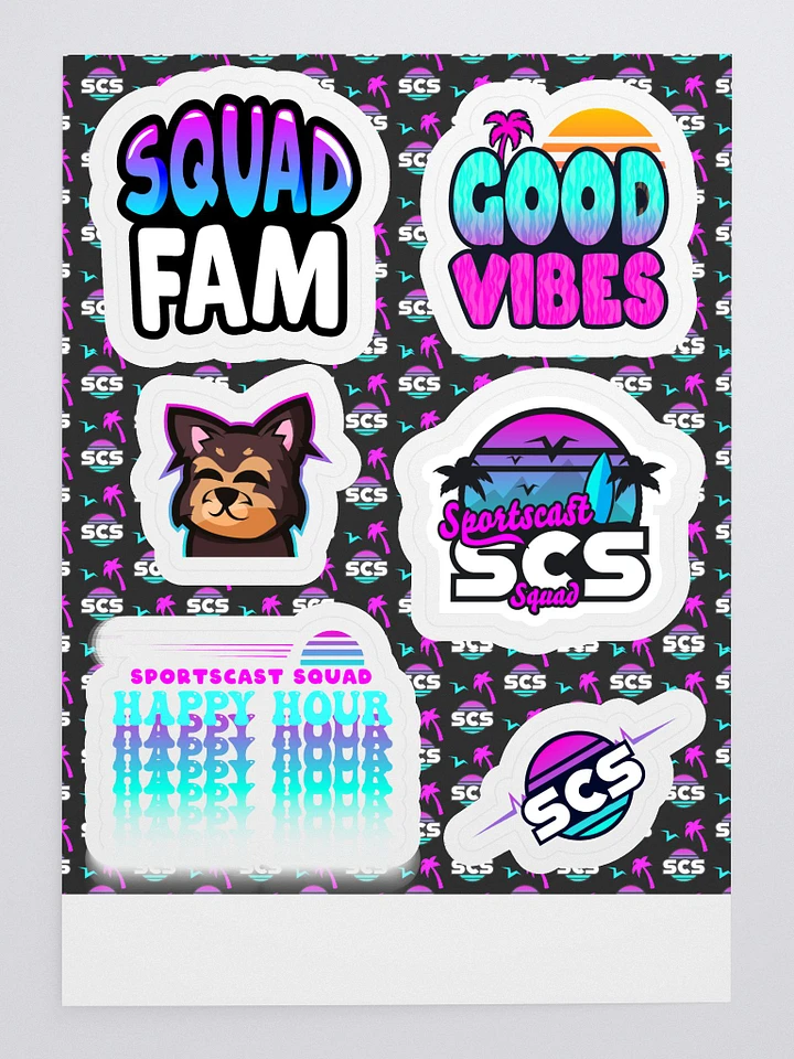 SCS STICKER SHEET product image (1)