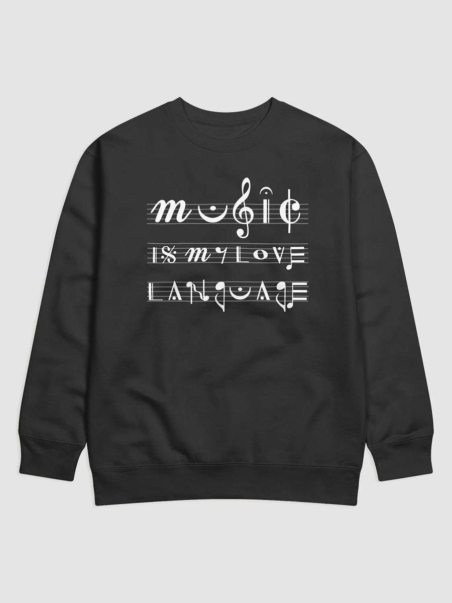 Music is my Love Language Sweatshirt product image (1)
