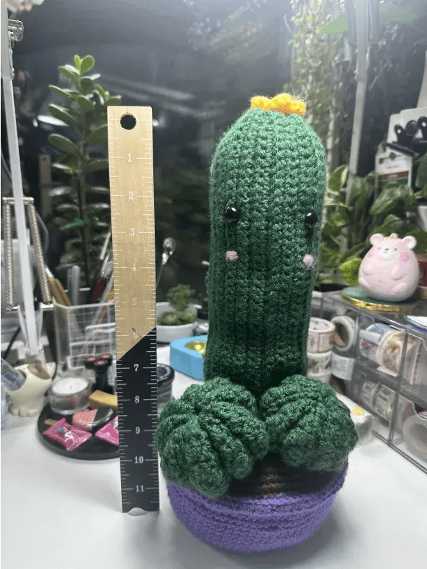 Handmade Cactus Crochet Plush product image (2)