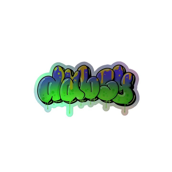 dabsy holographic sticker product image (2)