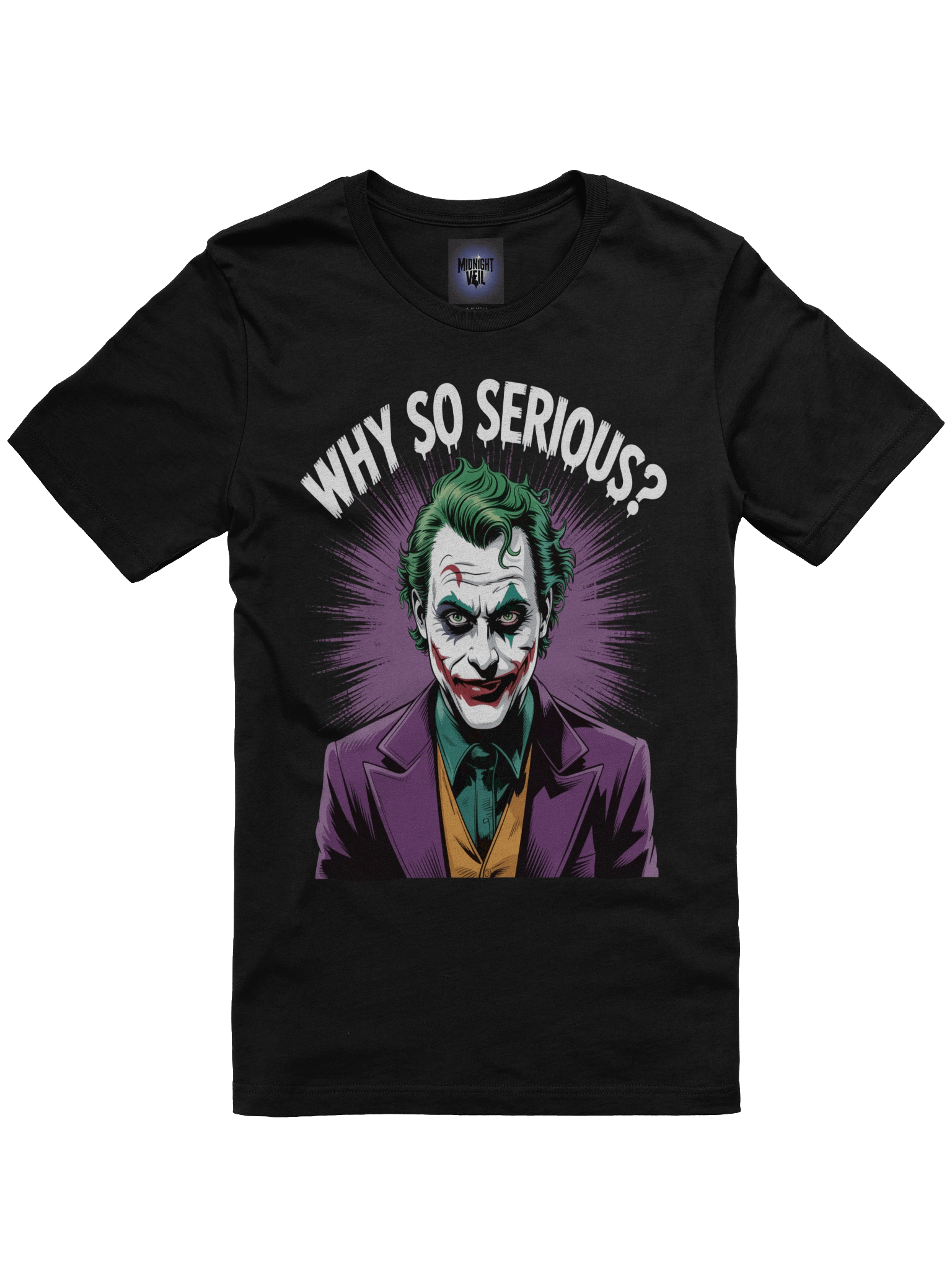 Sinister Query: Why So Serious? Joker T-Shirt product image (3)