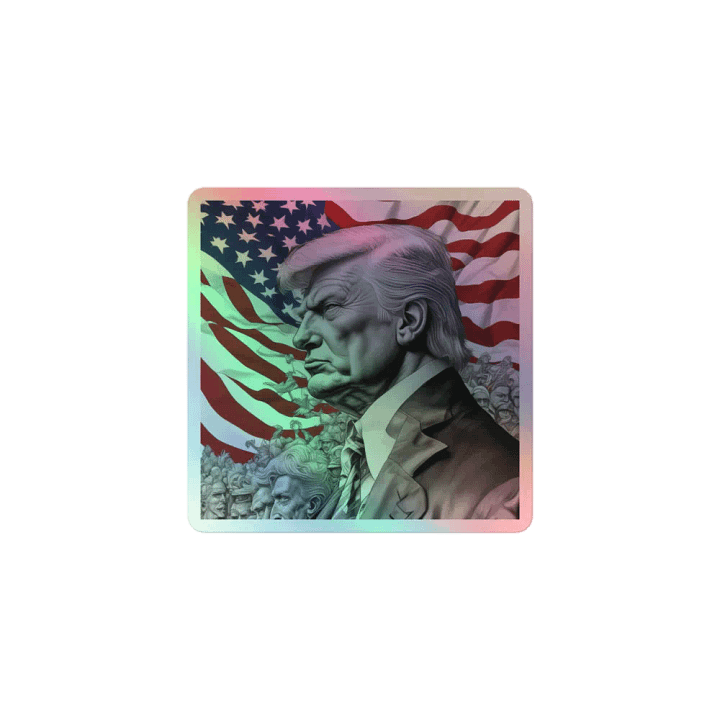Patriotic Leader Holographic Sticker product image (1)