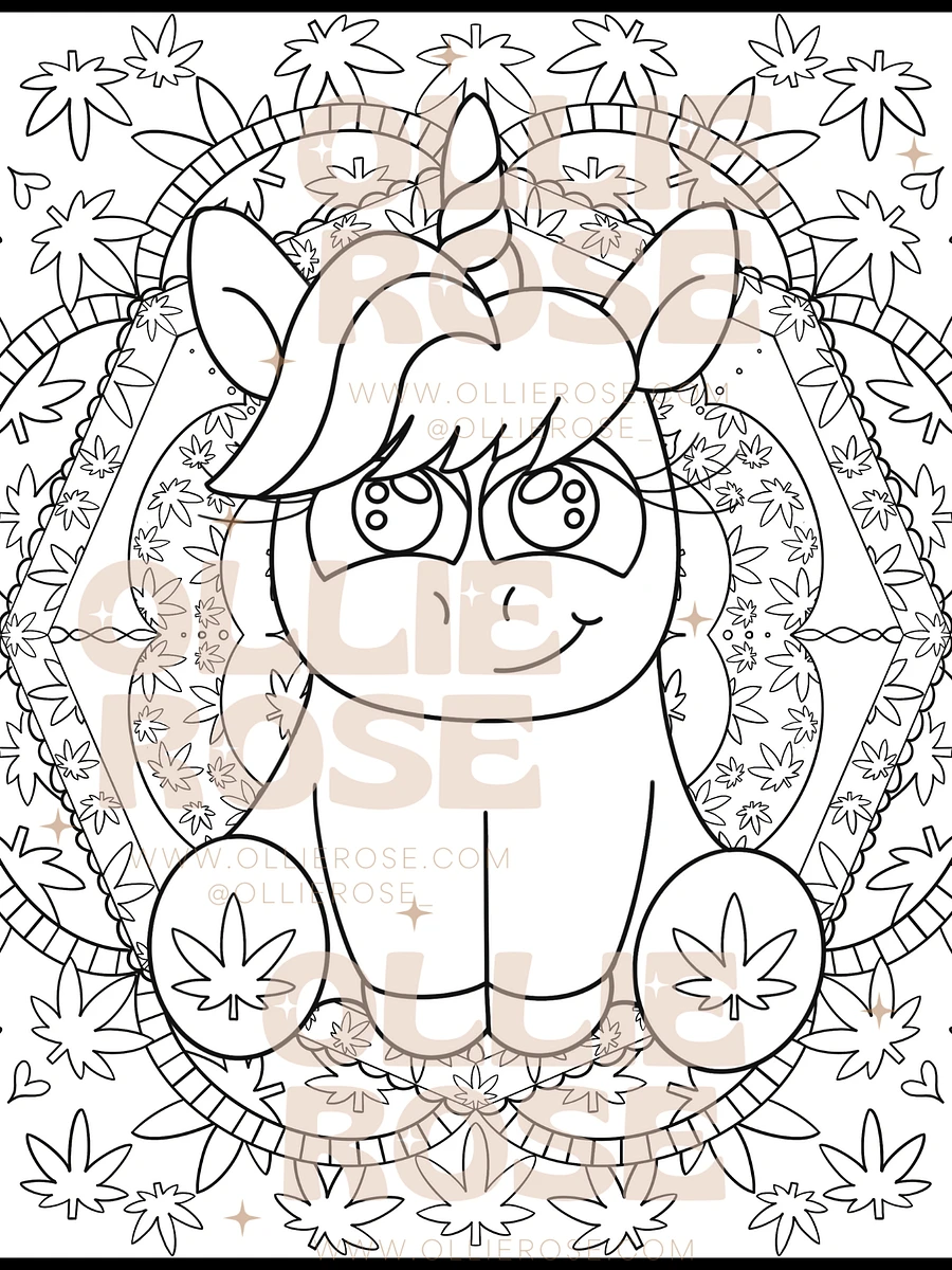 Lil the Cannicorn | Coloring Page product image (1)