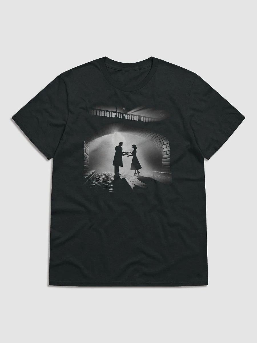 Mystical Encounter: Vintage Romance Under the Bridge (Front Print Womens Tee) product image (1)