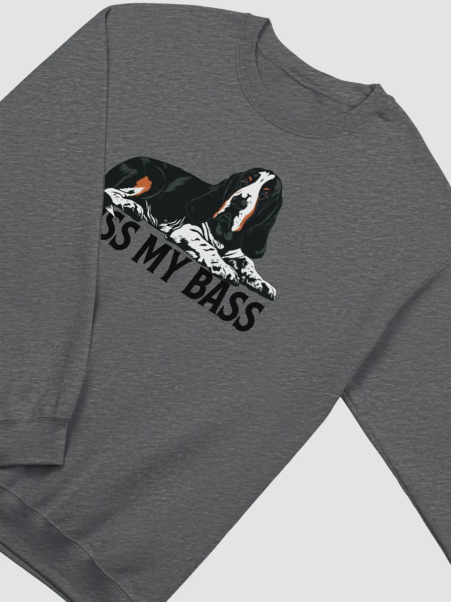 Kiss My Bass Sweatshirt | Funny Shirt for Basset Hound Owners product image (4)
