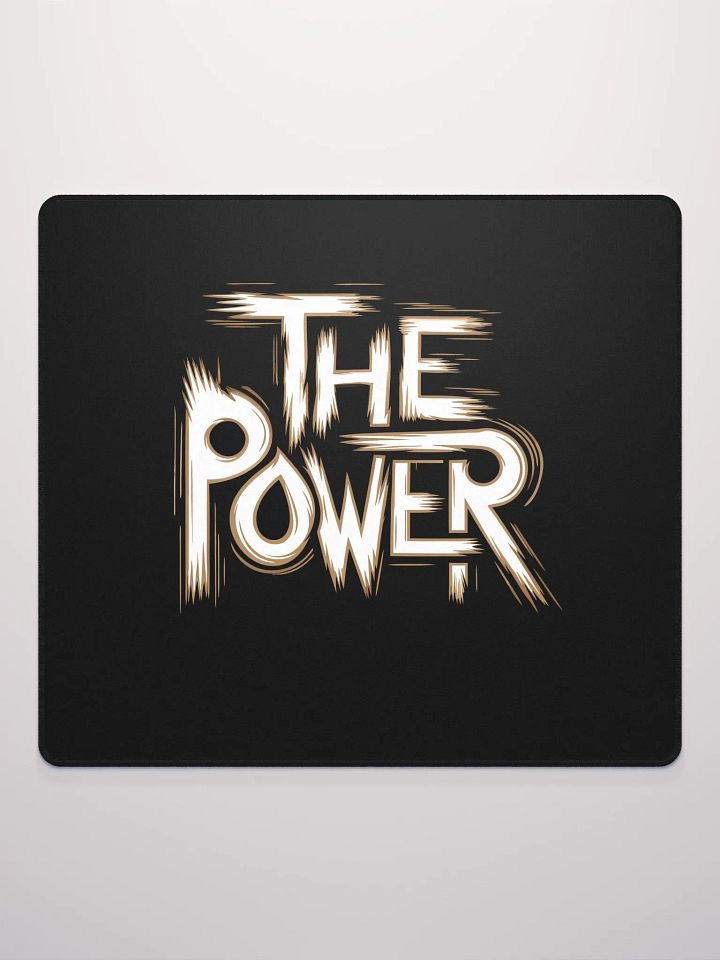 The Power Black color Gaming Mouse Pad product image (2)
