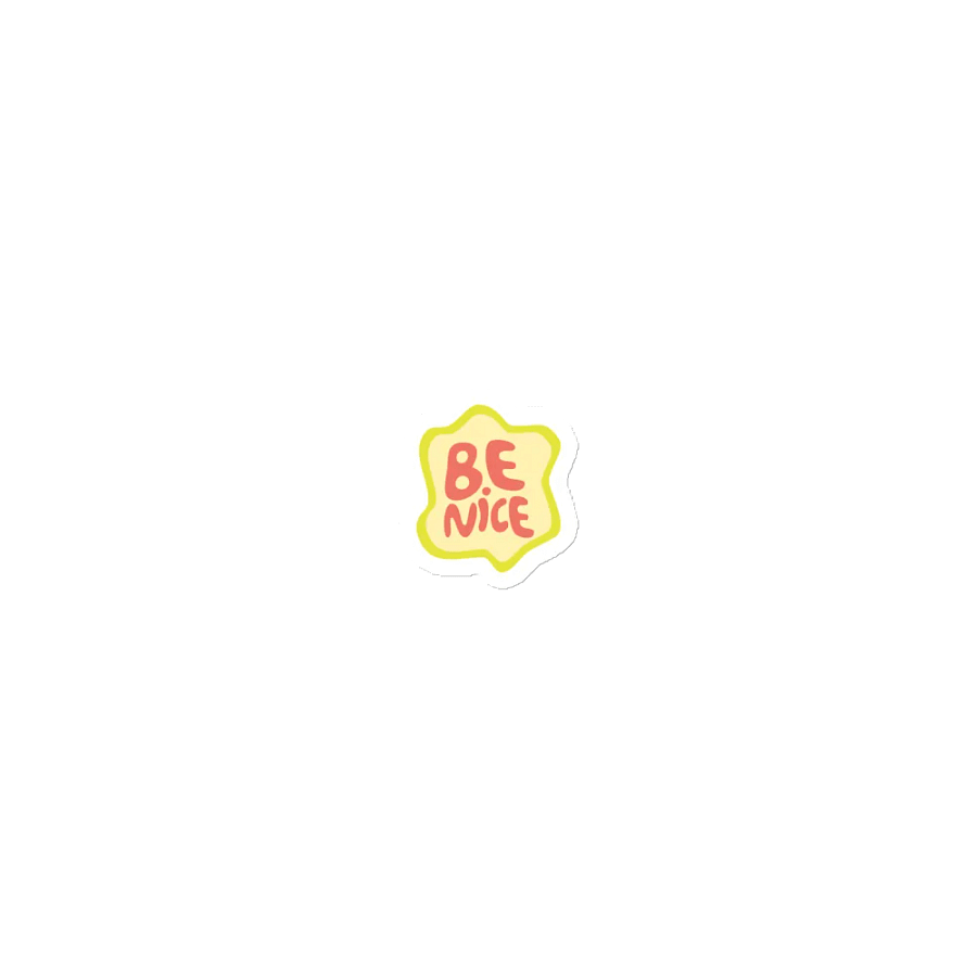 'BE NICE' Die-cut Magnets product image (1)