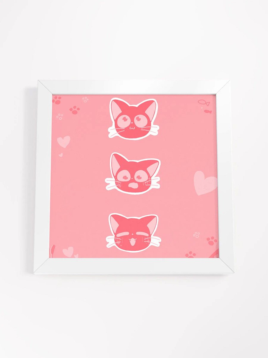 Valentine's Cat - Framed Matte Poster product image (4)