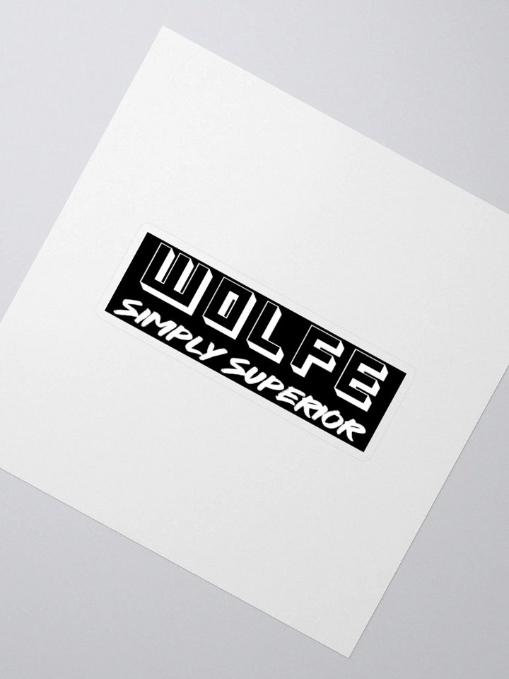 Wolfe Simply Superior Sticker product image (2)