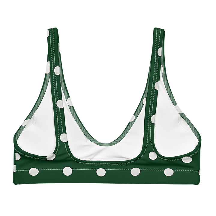 Green Polka Dot Paradise Bikini Top product image (2)
