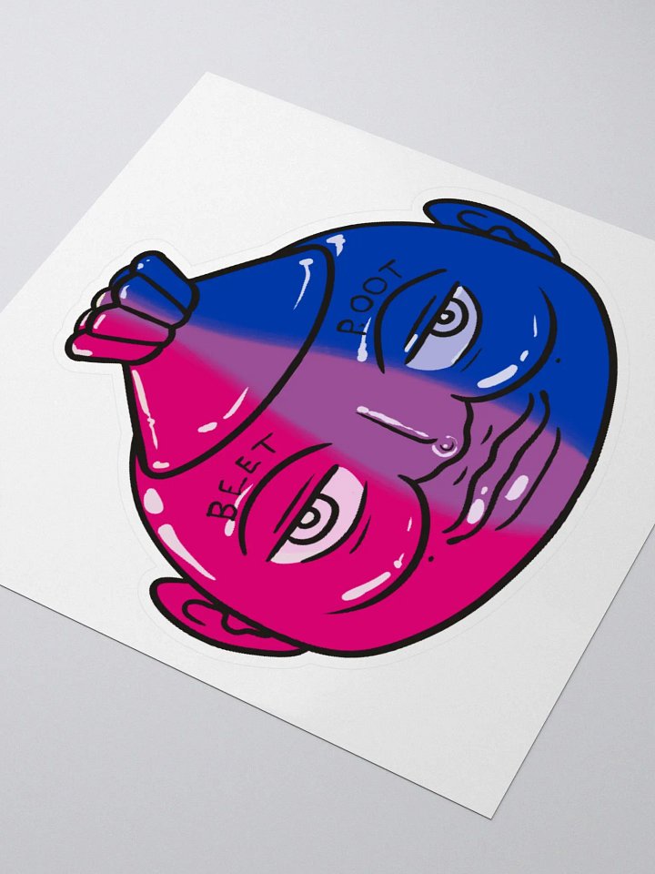 Bisexual Poot bubble free stickers product image (1)