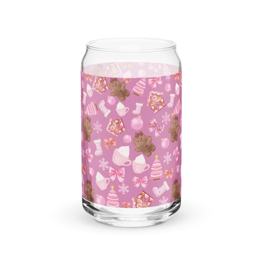 Pink Gingerbread Cookies Glass Set product image (3)