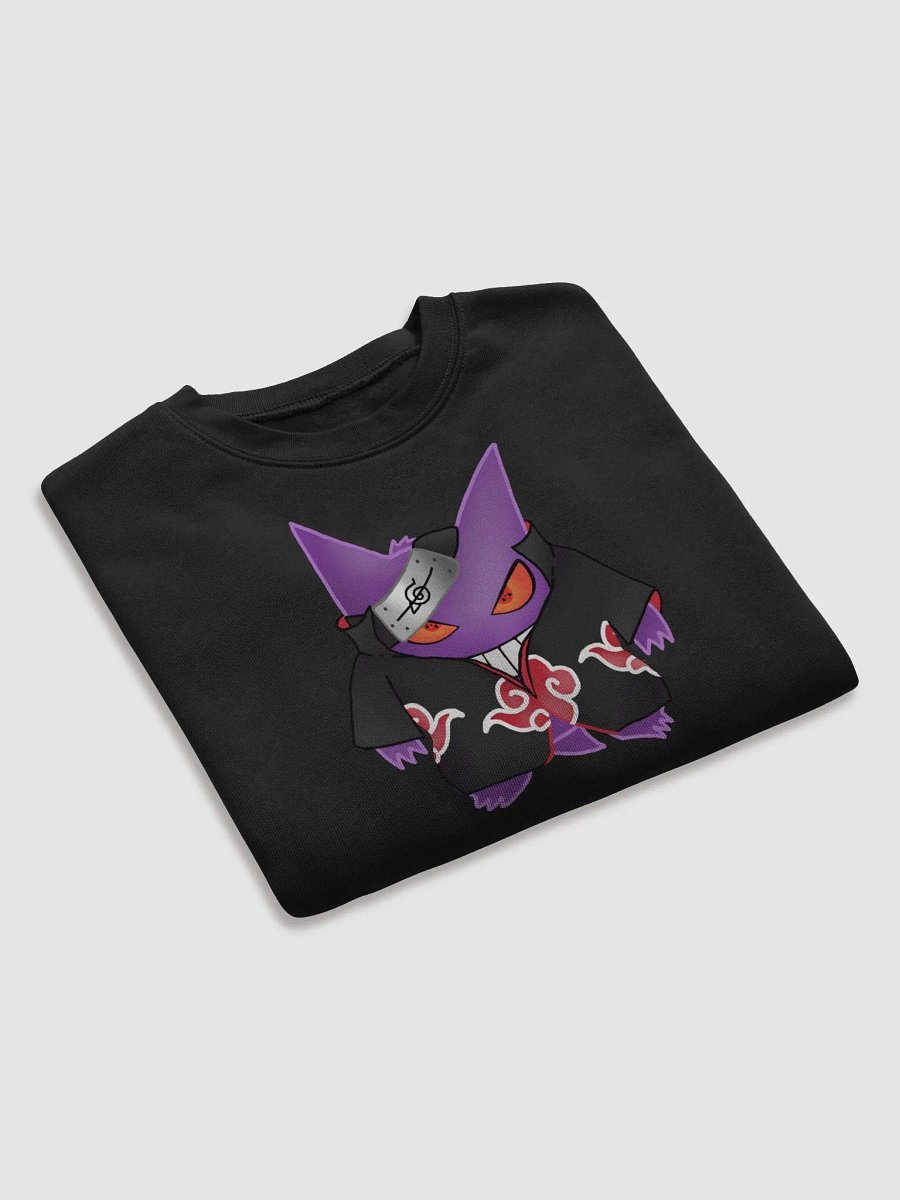 Gengar X Itachi Bella+Canvas Woman's Fleece Crop sweatshirt product image (7)