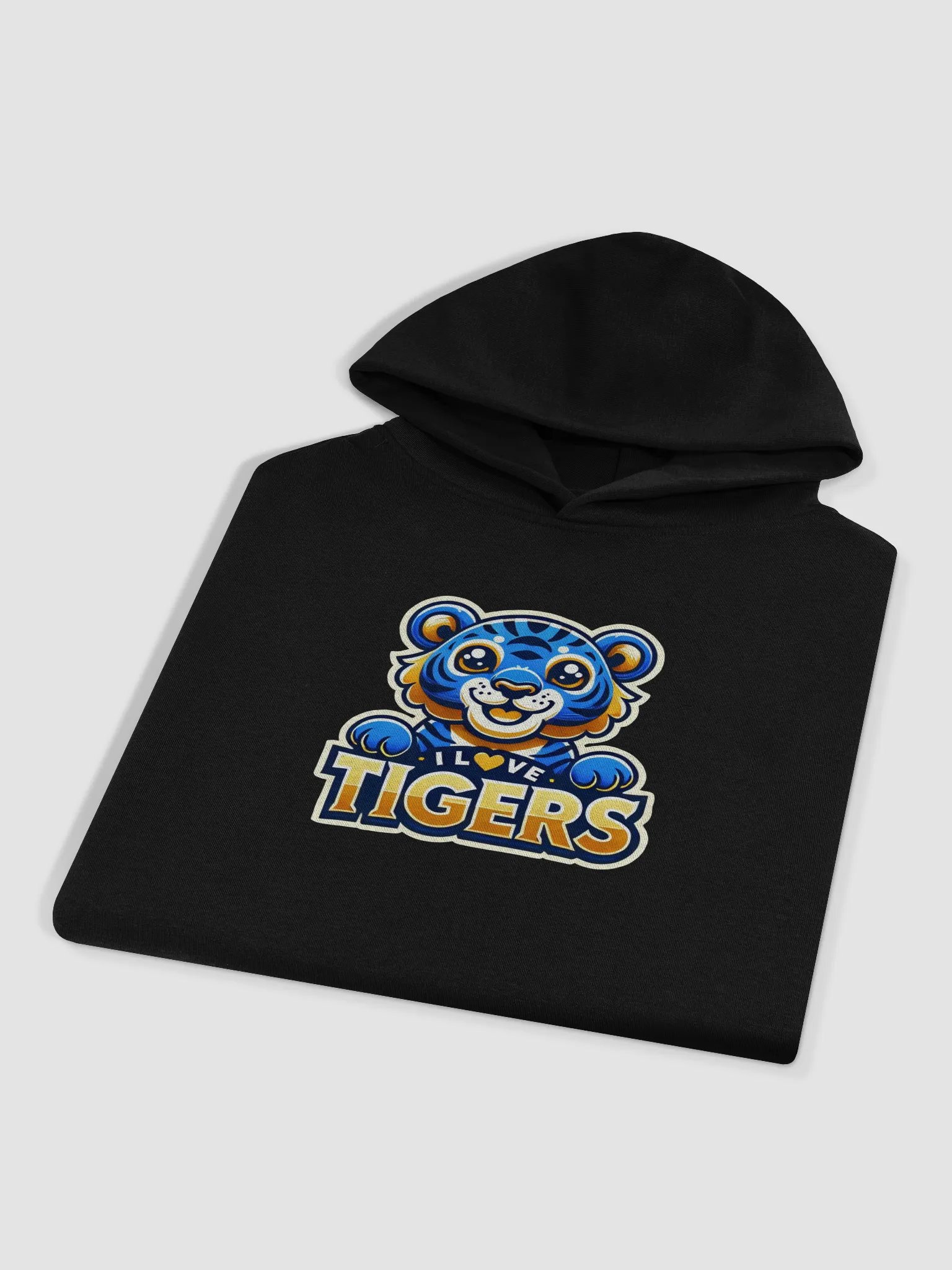 Cheerful Tiger Love Oversized Hoodie product image (7)