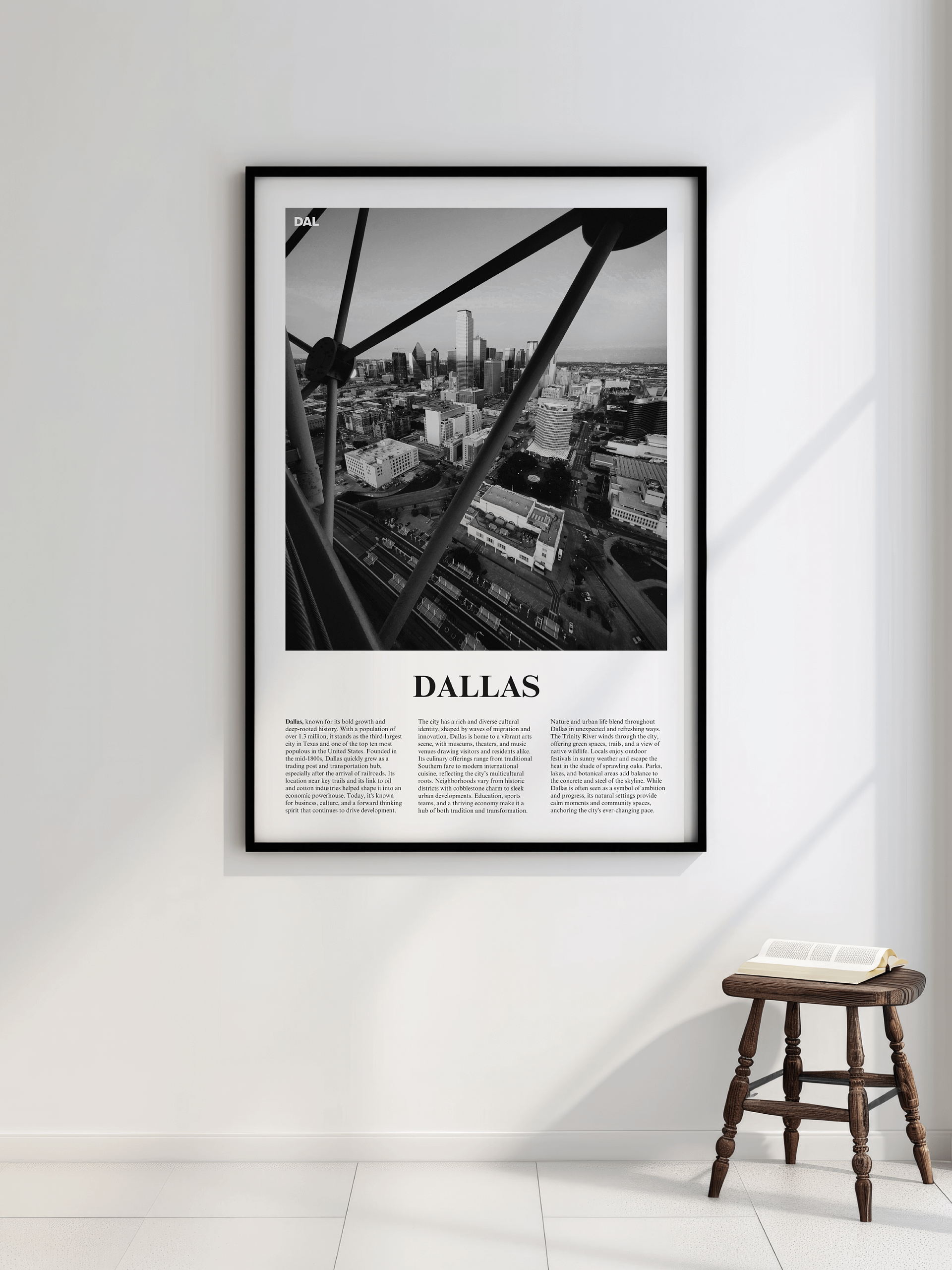 Dallas 01 Newspaper Poster product image (2)