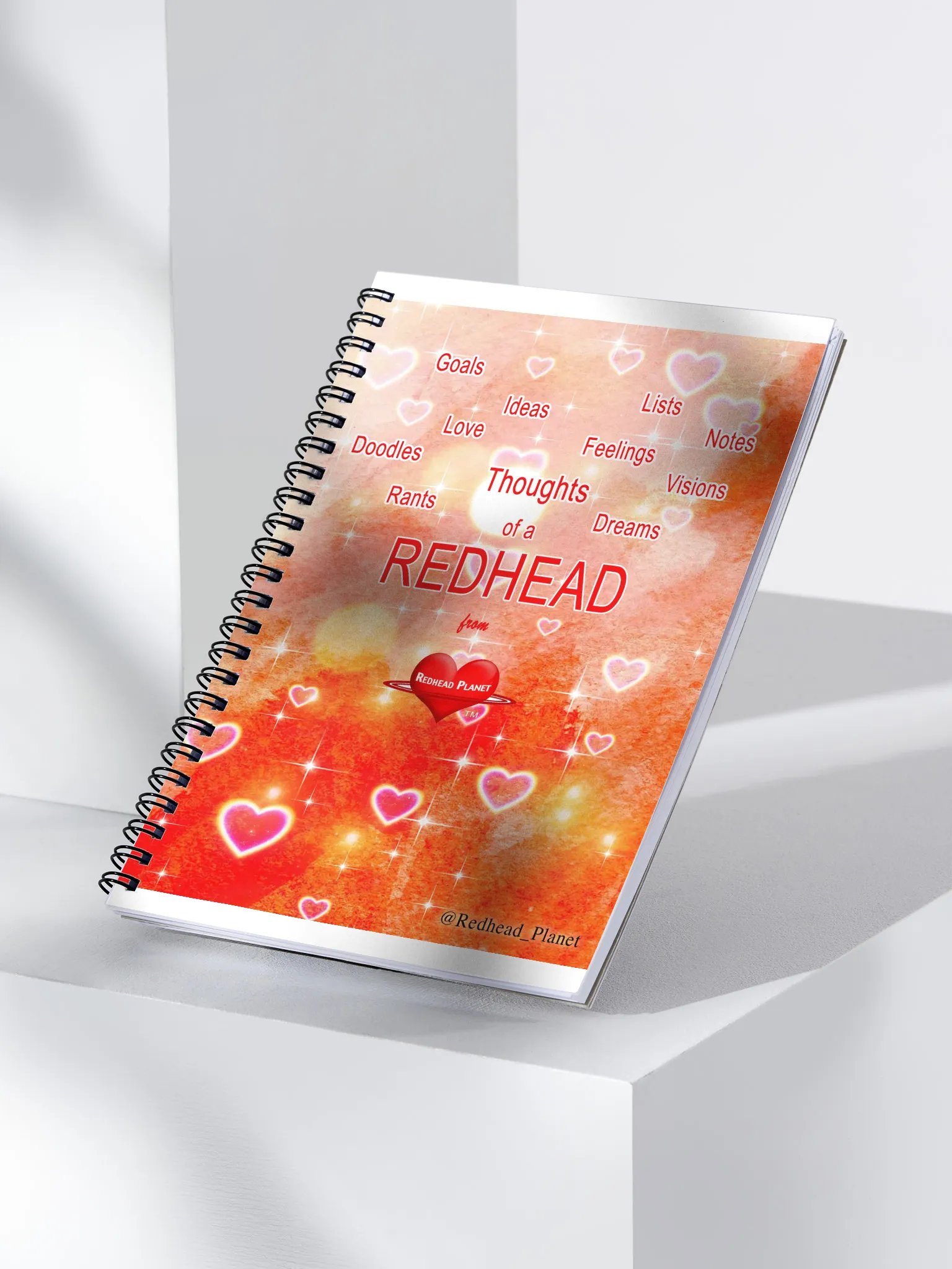Thoughts of a Redhead Spiral Notebook product image (3)