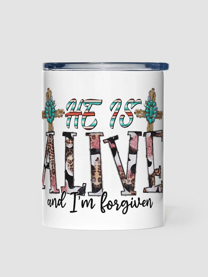 He Is Alive & I'm Forgiven - Kids Tumbler product image (1)