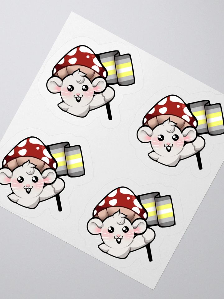 Demigender Pride Flag Stickers product image (2)