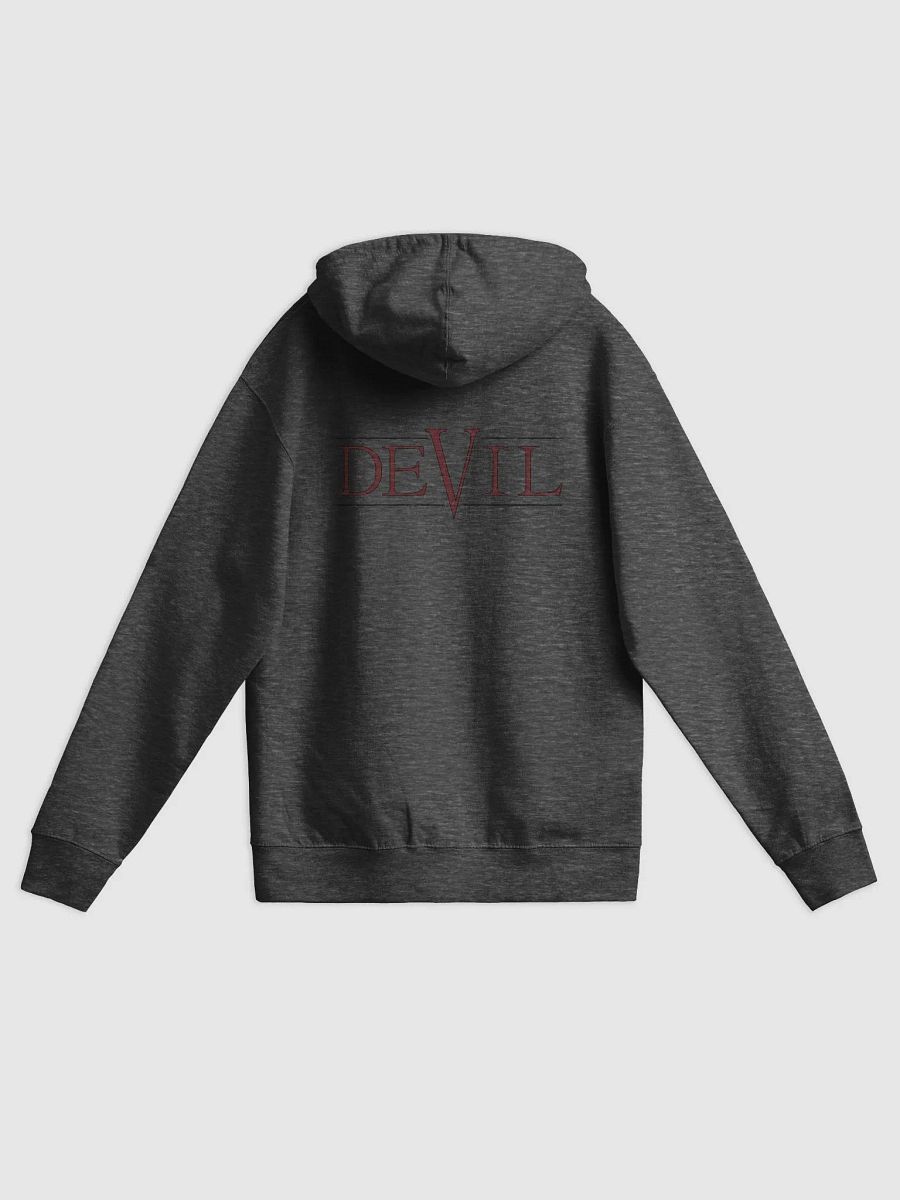Good Vs Evil - God's In My Heart & The Devil's On My Back - Independent Trading Co. Fleece Zip Up Hoodie product image (2)