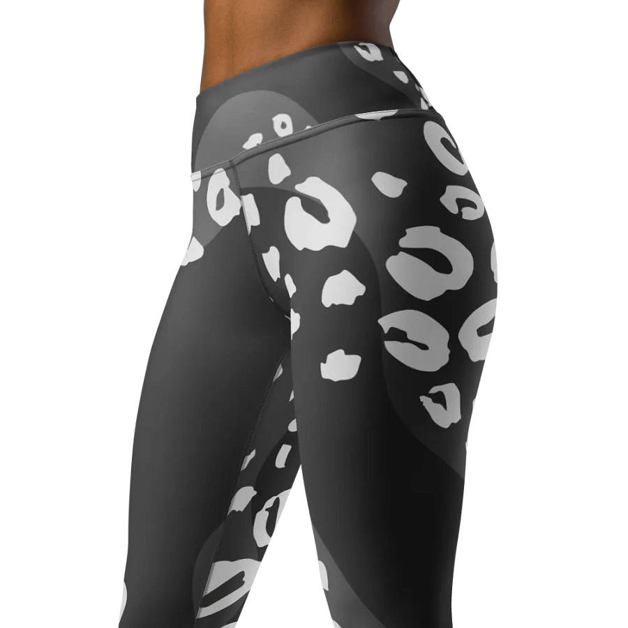 Grey Animal Print Yoga Leggings product image (6)