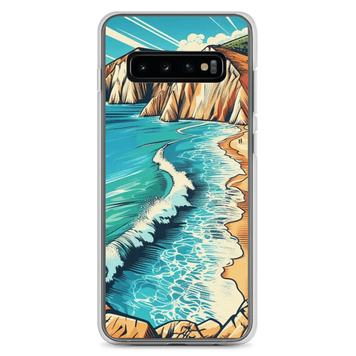 Clear Case for Samsung® | AI Design beach Greece product image (2)
