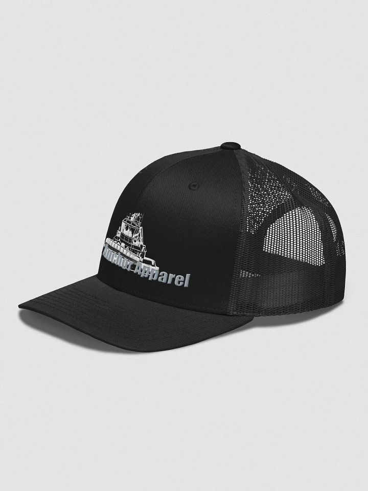 White Athena tug Retro Trucker Hat product image (2)
