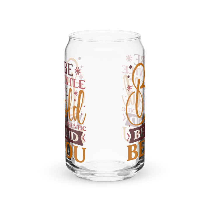 Be Bold Motivation Can-Shaped Glass product image (2)