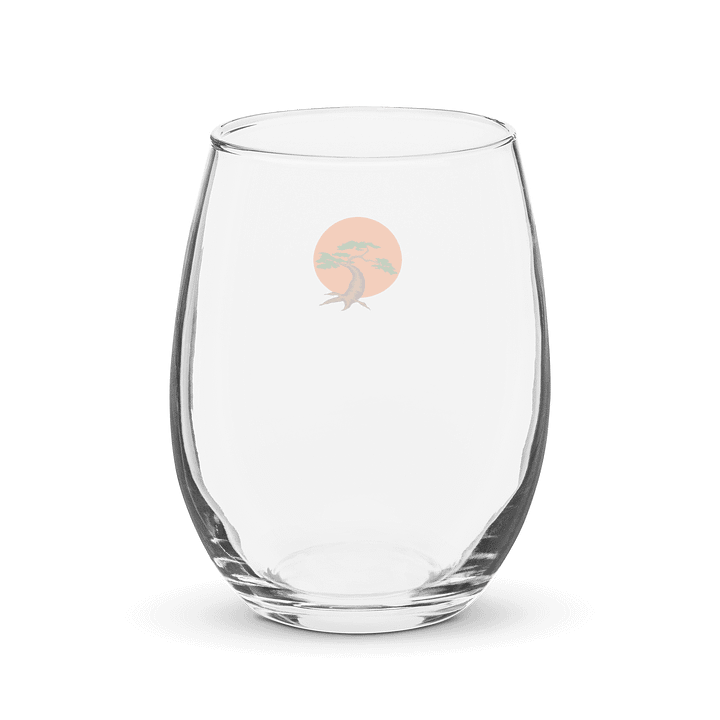 Bonsai Sunset Tree Stemless Wine Glass product image (2)