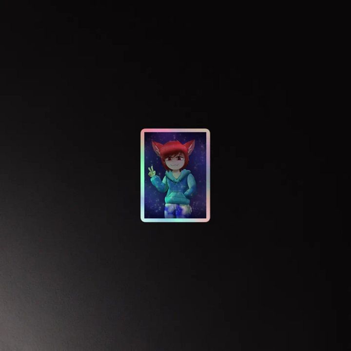 Legacy Neko Cyn - Holographic Sticker product image (2)