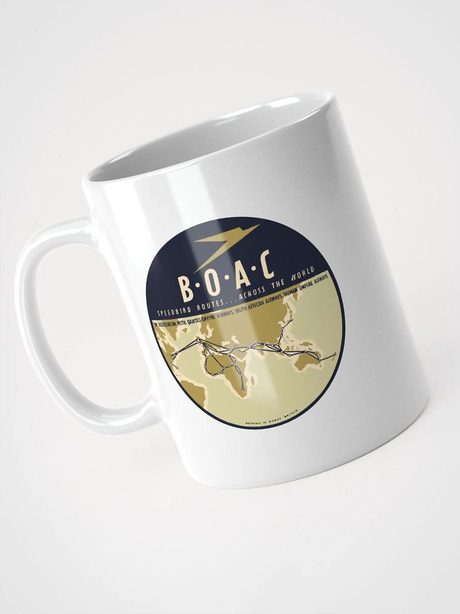 BOAC Speedbird Routes Across The World - Mug product image (9)