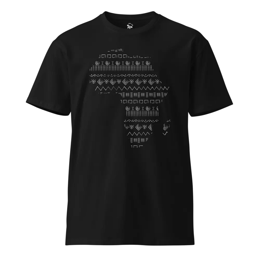 Uhuru - Men's Black Africa Pattern Tee product image (1)
