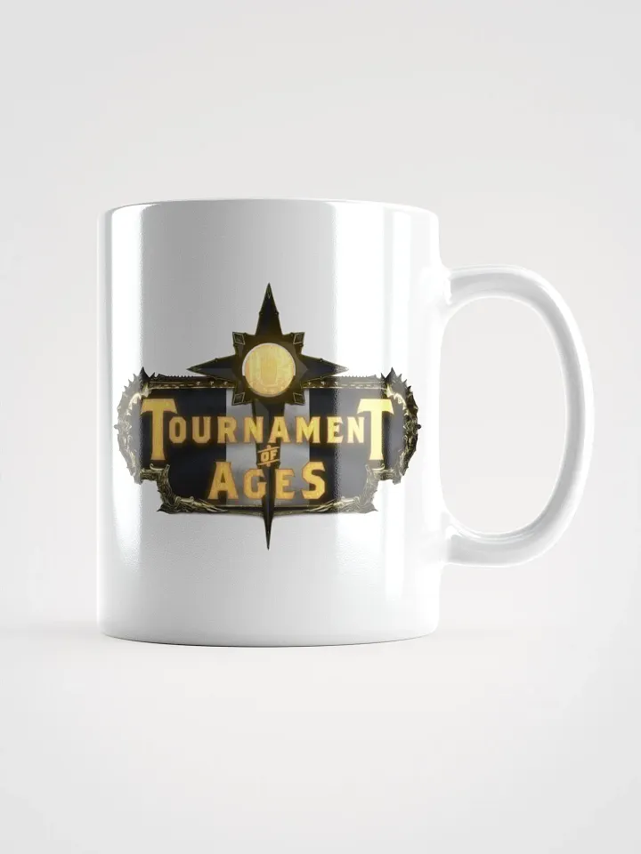 Tournament of Ages - Full Logo - White Glossy Mug product image (1)