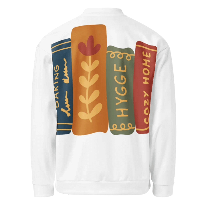 Customizable Book Lover Bomber Jacket product image (2)