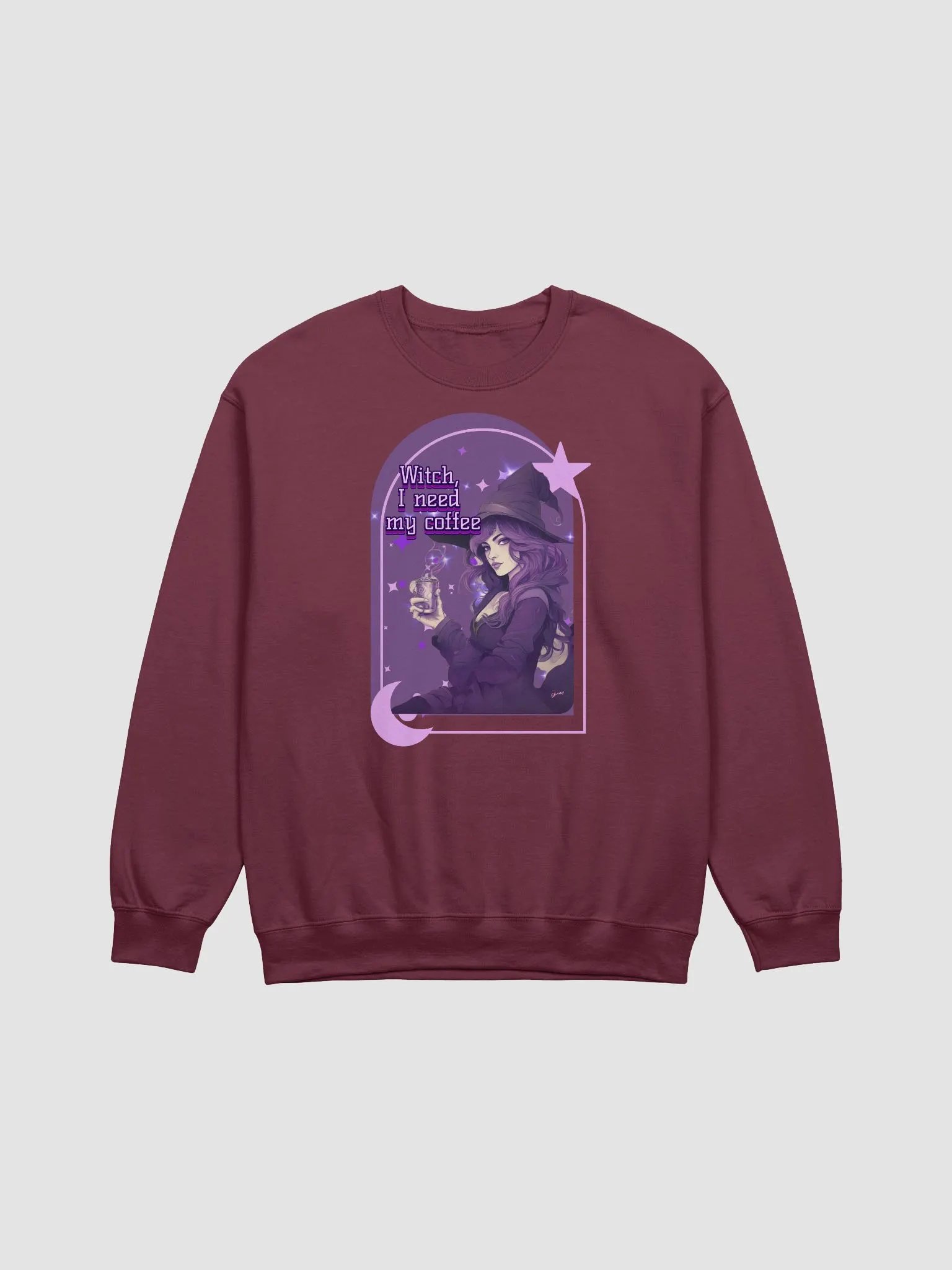 Mystical Witch's Coffee classic crewneck sweatshirt product image (1)