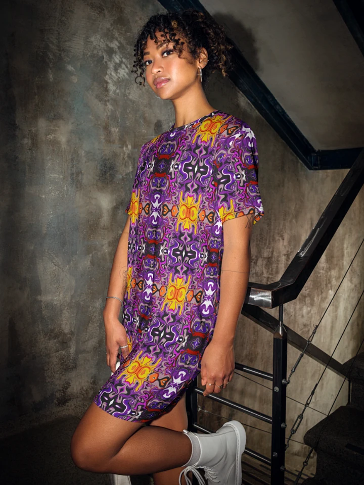 Purple African Inspired Pattern Dress product image (1)