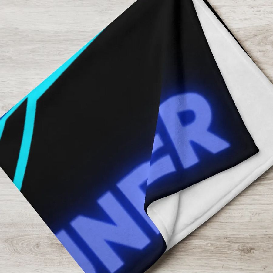 Blue Thunder Throw Blanket product image (5)