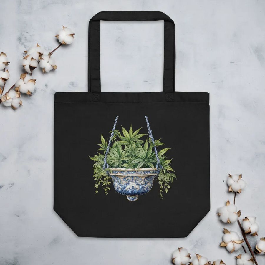 Blue Botanical Hanging Cannabis Planter product image (4)