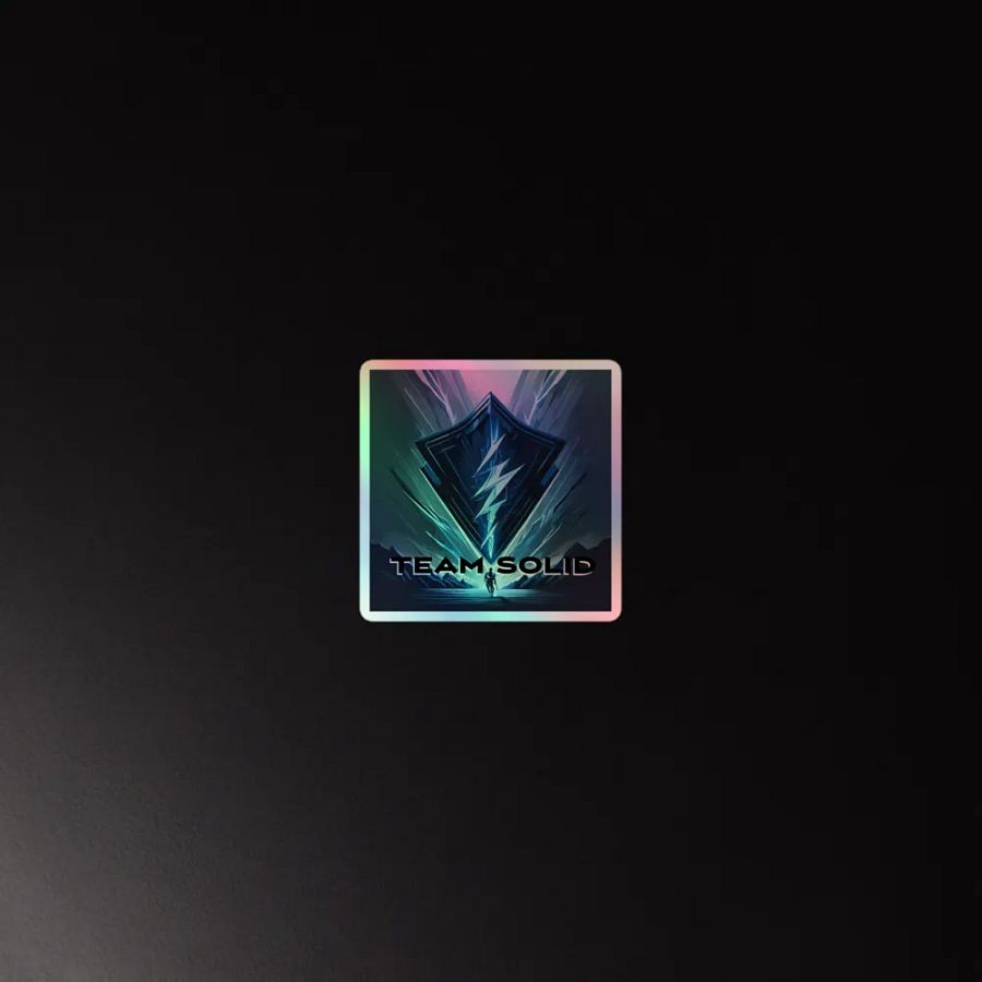 TEAMSOLID Lightning Bolt Holographic Sticker Set product image (4)