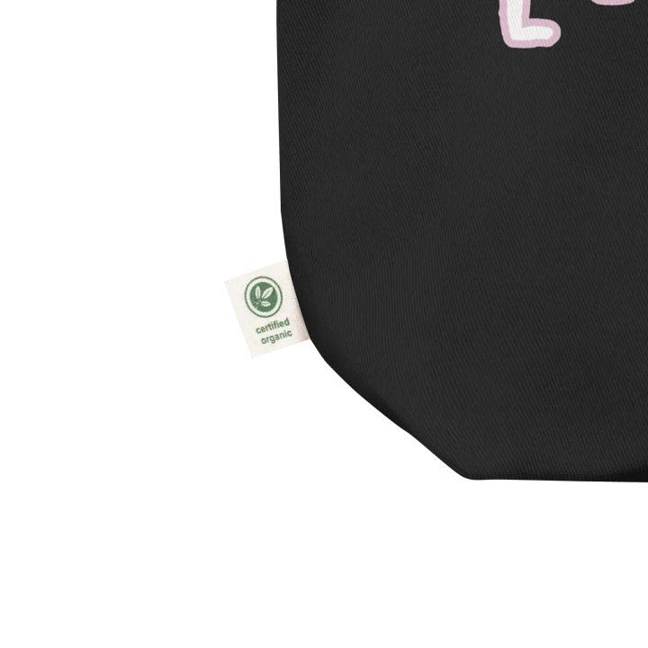 *not* mentally linear (lined design, #E1B9CE) tote bag product image (2)