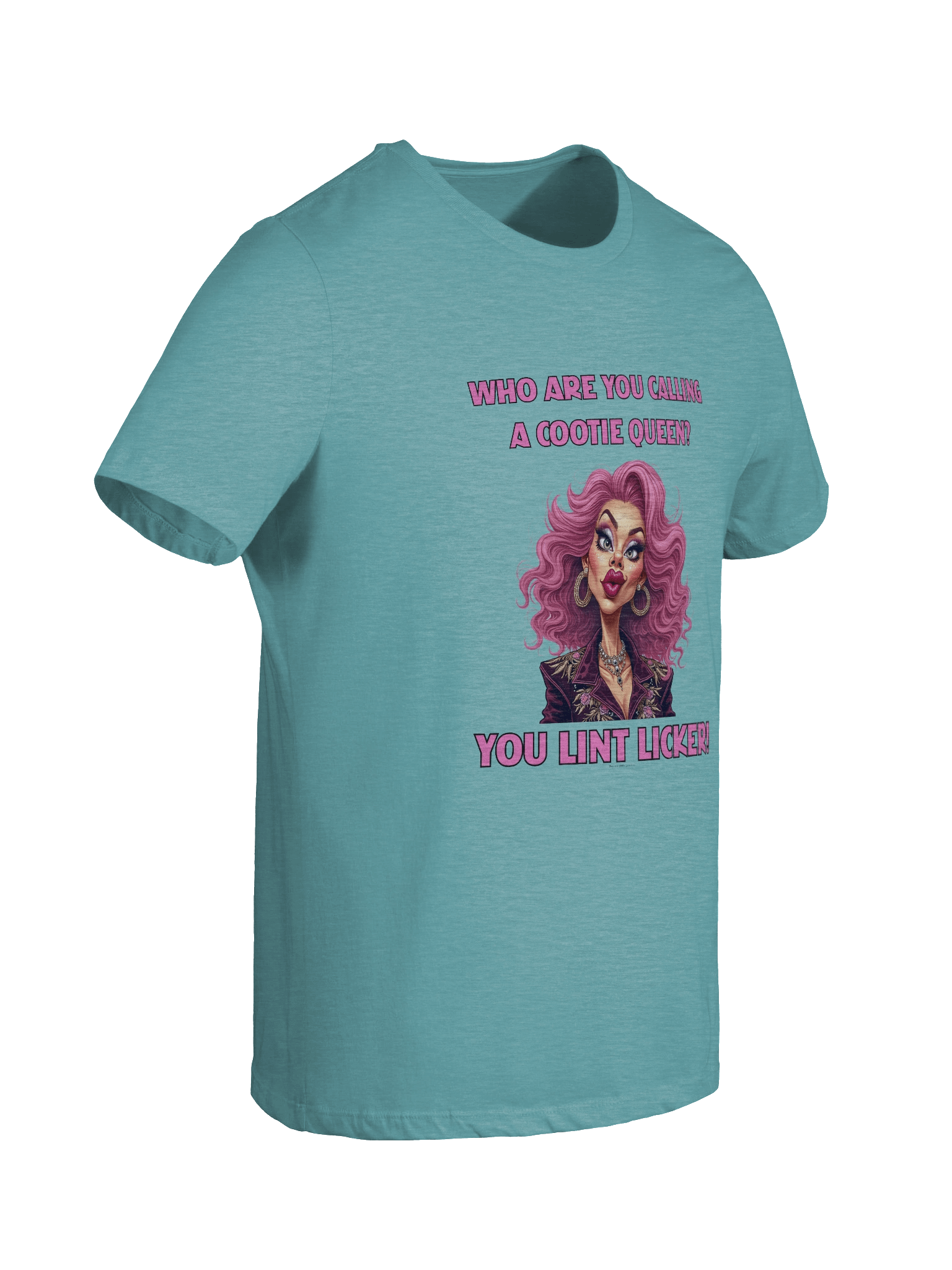 [BJ Designs] Cootie Queen Lint Licker - Women's Graphic Tee product image (8)