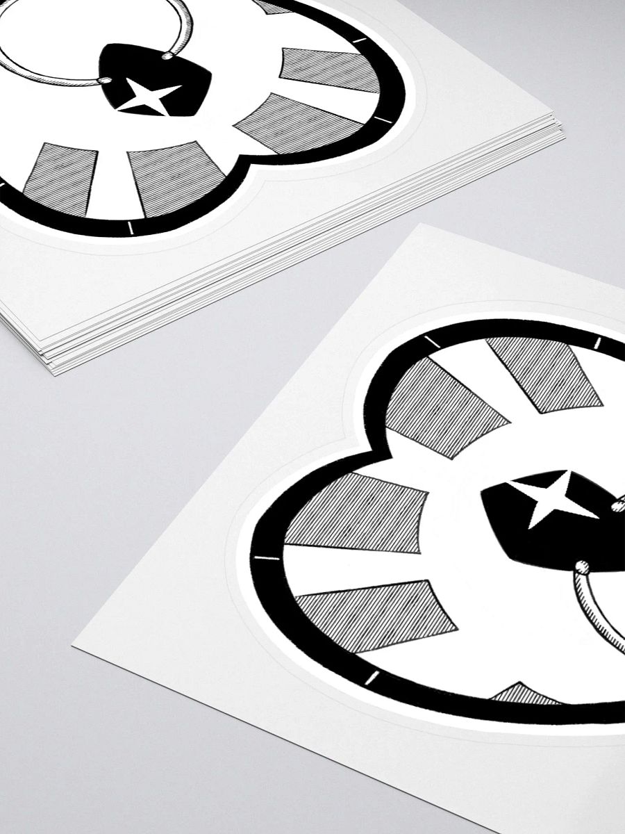 Grisk Black & White Symbol Sticker product image (4)
