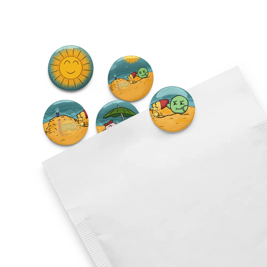 Dango Summer Set - Pin Buttons product image (4)