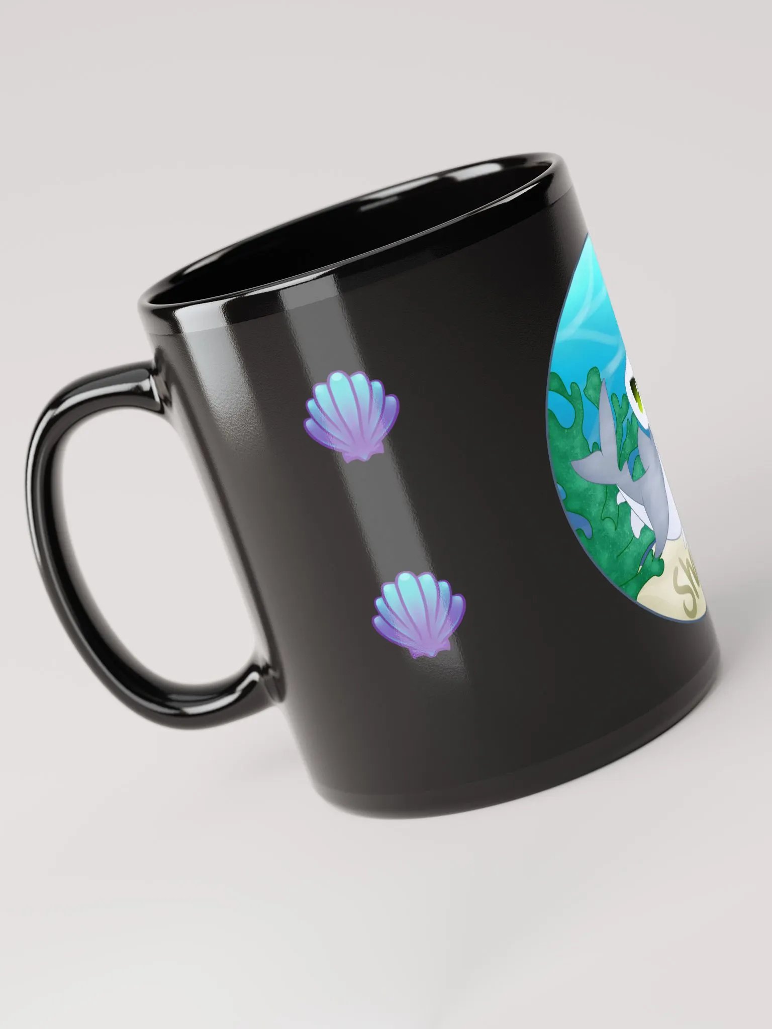 SharkiV Logo mug product image (3)