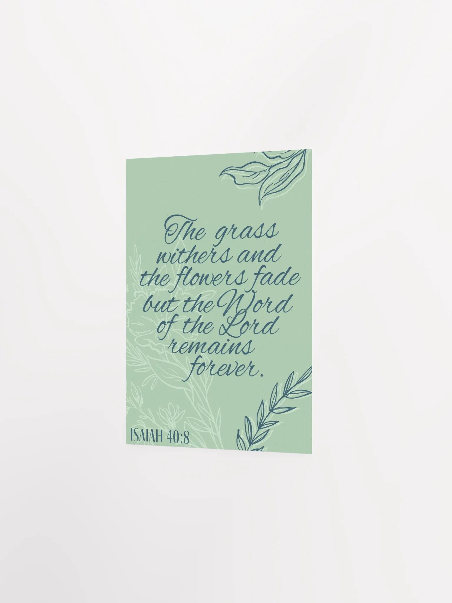 Isaiah 40:8 Poster product image (10)