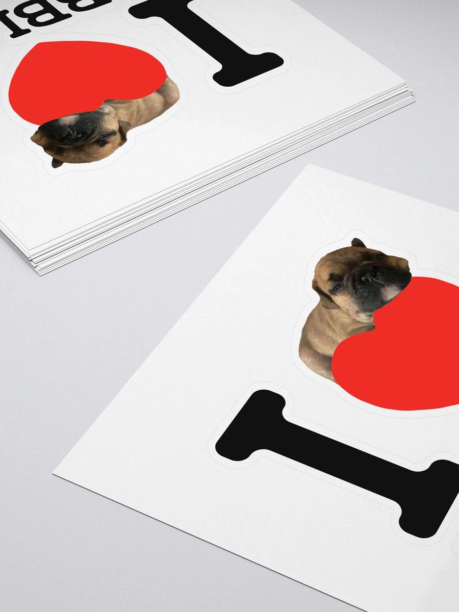 I LOVE PIBBLE STICKER product image (4)