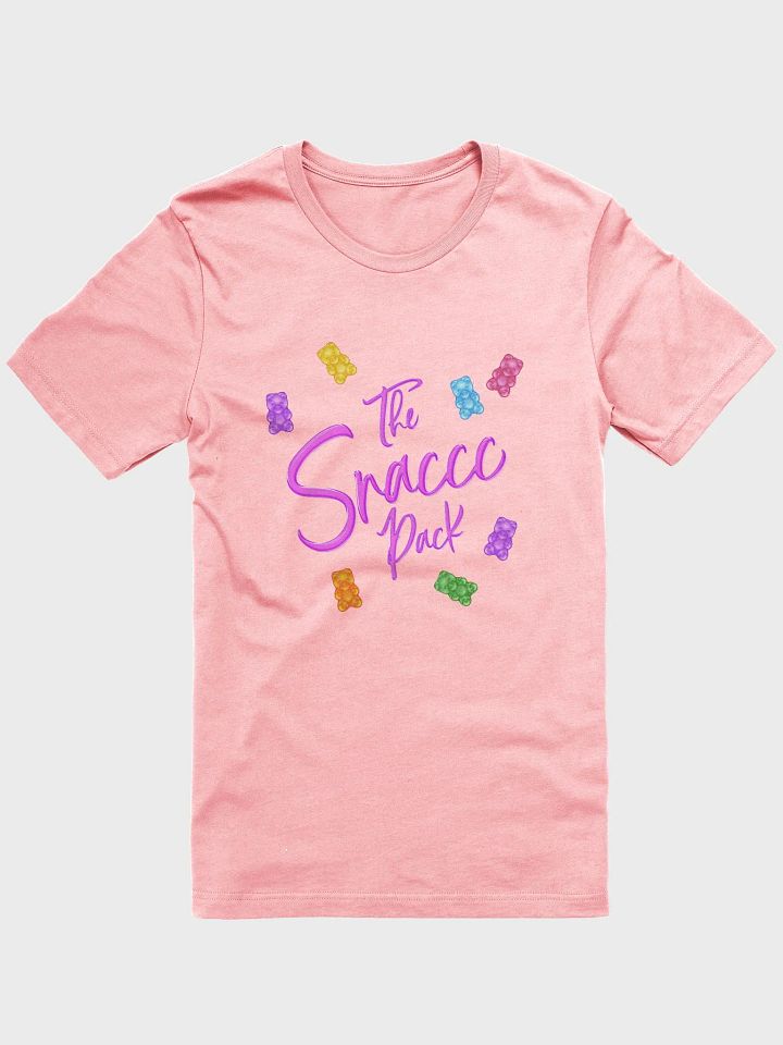 The Snaccc Pack Gummy Bear Pink Icing Super Soft Shirt product image (1)