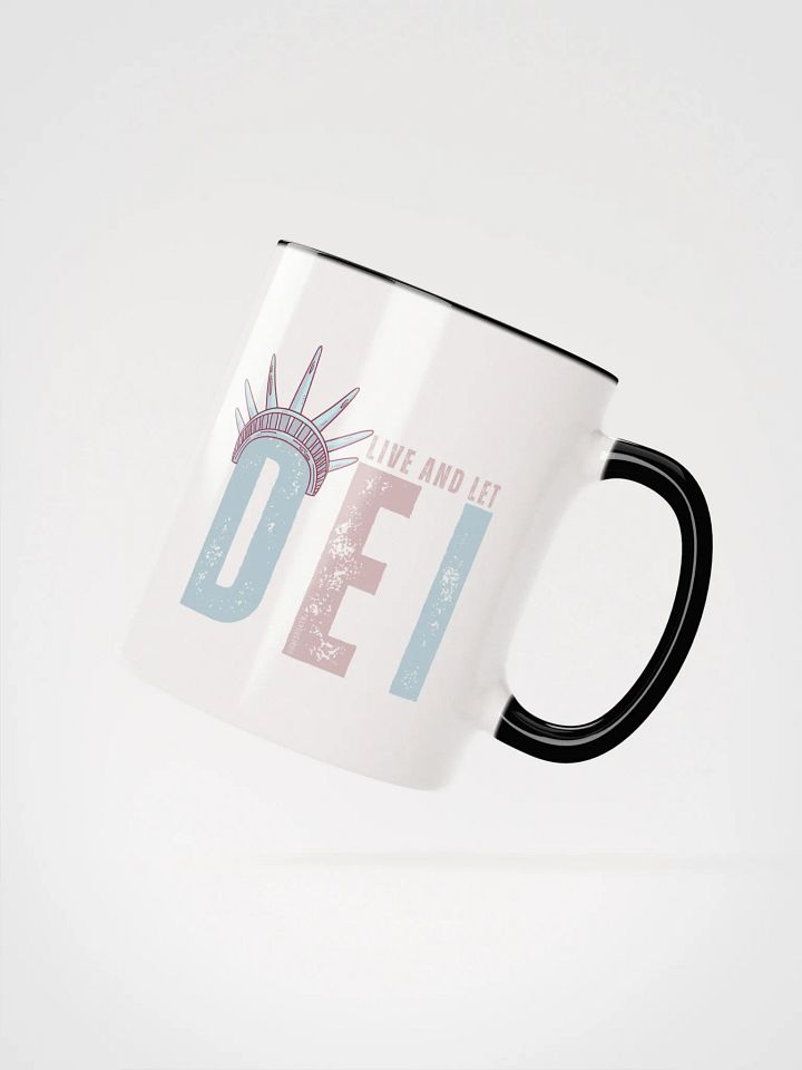Live and Let DEI © Statue of Liberty Mug Light - Being Liberal product image (2)