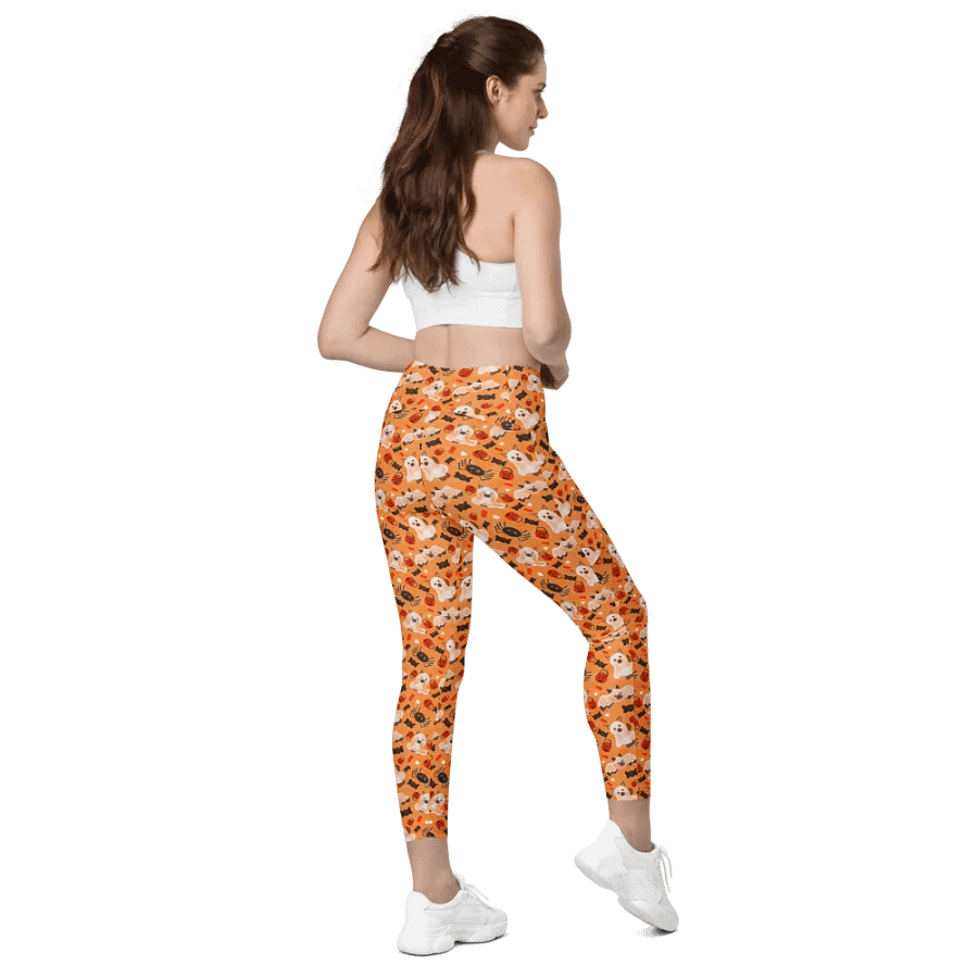 Boo! Crossover Adult Leggings product image (7)